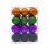 24 τεμάχια στολίδια για το δέντρο του Halloween, πλαστική κρεμαστή μπάλα 2,4 ιντσών, 1