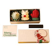 Coffret cadeau de bougies d'aromathérapie de Noël Eespoir – 3 bougies coniques parfumées artisanales, pour la décoration de la maison ou du