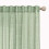 Light Green Linen Sheer Curtains Sage Floral Pattern 84 inch 1