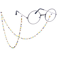 Attache Lunettes Perles Colorées Antidérapante Chic Utilité