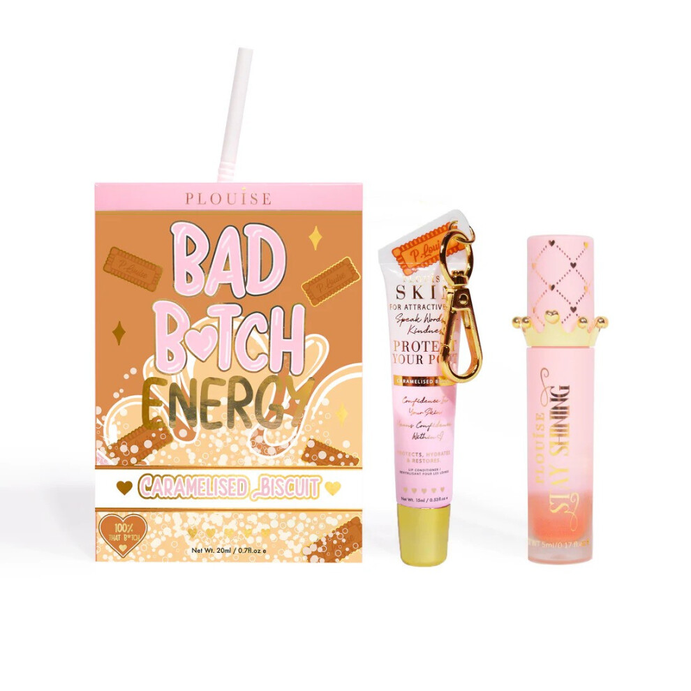 P.louise Not,Specified Bad Bitch Energy Lip Duo Caramelised Biscuit