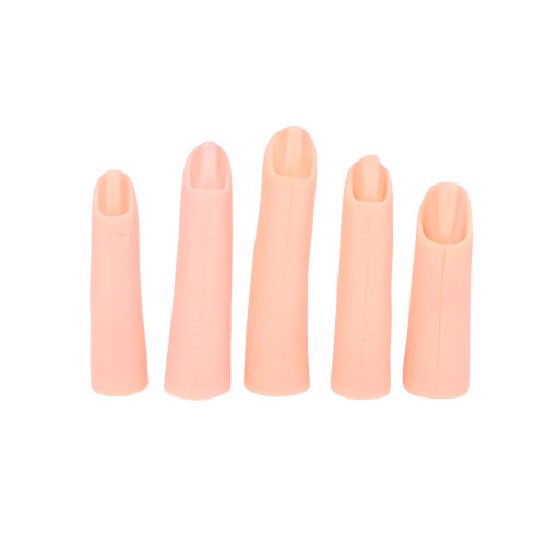 2St Oefen Vingers Roze Voor Professionele Manicure Training