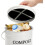 1-Gallon Odorless Kitchen Compost Bin with Charcoal Filter, Handle & Lid – White Scraps Caddy, Compatible with Standard Compost Systems 3