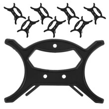 Worgeous8pcs Înfășurator de frânghie negru cu mâner pentru lumini de Crăciun Organizator de cabluri Șir de lumini Înfășurator de frânghie