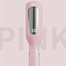 Women's 2-in-1 Hair Split Ends Trimmer & Cutter with LCD Display, Ergonomic Handle, Wet/Dry Use, Pink & Black, Includes Clips – for Damaged Hair