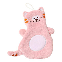 Torchons de cuisine Divuukyi, mouchoir en polaire corail pour enfants, serviette absorbante suspendue, accessoires de cuisine et de salle de bain