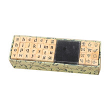 HOMYL40/Set Alfabetstempels Houten Letters Stempelset Schilderen Knutselen Tekenen Handgemaakte Gereedschappen Multifunctioneel Scrapbooking Kunst