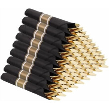 Gold Silverware Set Heavy Duty Plastic Forks and Spoons 60
