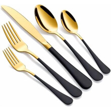 Gold Flatware Set 18/0 Stainless Steel 20-Piece