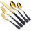 Gold Flatware Set 18/0 Stainless Steel 20-Piece 1