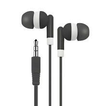 3.5mm Headphones,No Microphone Wired Ear Buds,Pure Music In-Ear Earphones,Universal 3.5mm Plug Headphones for Phone Tablet,Black