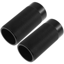 6Pièces Repose-Pieds En Aluminium Noir Robustes Pour Route
