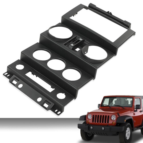 Cornice centrale per cruscotto compatibile con Jeep Wrangler 2007-2010