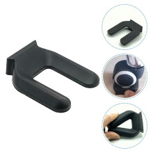 Butées de roues antidérapantes en caoutchouc noir TOYMYTOY, compatibles avec tous les meubles (lot de 4).