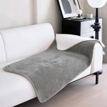 Waterproof Reversible Dog Blanket 30 x 70 in Grey