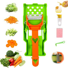 2-in-1 Stainless Steel Vegetable Peeler and Julienne Cutter