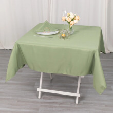 Nappe carrée BalsaCircle54" vert sauge eucalyptus, en polyester de qualité supérieure, pour traiteur et repas