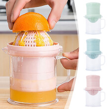 Manual Lime Squeezer with Measuring Cup and Strainer