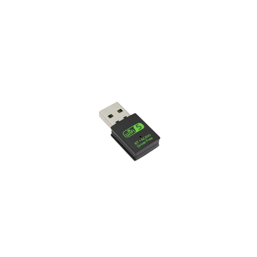 Mini Wifi Dongle, 600Mbps Dual Band 2.4/5Ghz Usb Bluetooth Wifi Receiver Â Compatible With Pc, Laptop, Desktop 9450273861920