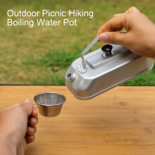 300ml Portable Aluminum Camping Kettle