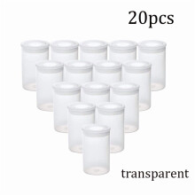 30pc~10pc Cannaí Plaisteacha 32x54mm Buidéal Folamh Séala Scannán Cás Canisters Coimeádán le haghaidh Gabhálais Coirnín Ealaíne Coinn Pill