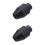 2pcs 8x0.75 Size Practical Universal Three-jaw Chuck Keyless Drill Chuck Black Long 1