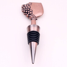 Alloy & Silicone Wine Bottle Stopper, 12 cm