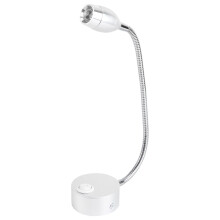 Lampe de lecture Ă col de cygne pour chambre Ă coucher, confortable pour les yeux