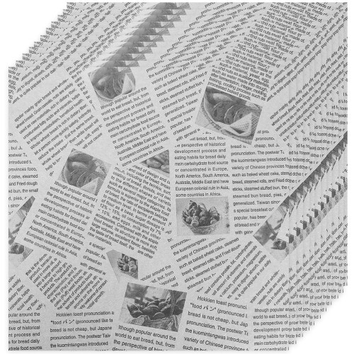 Wax Paper Sheets for Food Storage White 100 Pcs 2