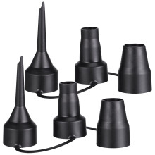 2 Sets Blow up Pump Attachments Air for Inflator Adaptor Replacement Nozzles