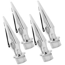 4 stuks vlaggenmasttoppers van kunststof voor vlaggenmastaccessoires 8,25 x 2,16 x 2,16 inch