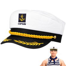 LEDMOMO Bestoyard Admiral Captain Hat Yacht Accessory