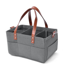 Foldable Portable Storage Bag with Adjustable Compartments, Multipurpose Tote for Baby Care & Travel – Lightweight & Compact