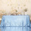 Baby Blue Sequin Tablecloth 60" x 120" 1