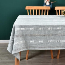 Sage Green Gingham Rectangle Tablecloth, Cotton Blend,