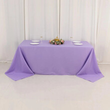 Premium Polyester Rectangular Tablecloth 90 x 132 in