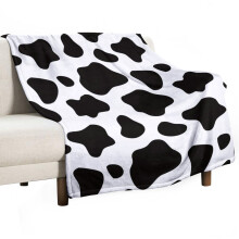 Sengetæppe med koprint Superblødt og hyggeligt tæppe til sofaen Let, blødt og behageligt flannel 5060 tommer