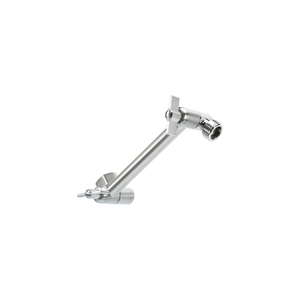 Adjustable Shower Arm, 5" Extension, Universal Connection, Brushed Nickel, Anti-Leak, Easy Install 9555307399124