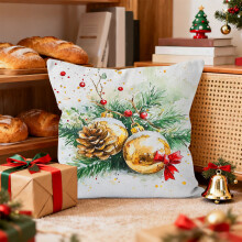 Poszewki na poduszki Stijggn Christmas 18x18, dekoracja do domu, choinka, poszewka na poduszkę świąteczną, dekoracja do pokoju, łóżka, kanapy,