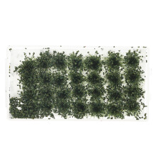 Donkergroene Miniatuurstruik Clusters Voor Micro Landschap