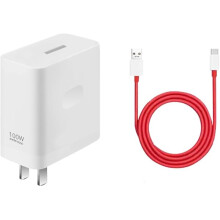 Luchtaire Super VOOC 100W atá Comhoiriúnach le OnePlus Ace12, Nord2 5G, 11Pro, 9RT, 9, 9R, 8T+ 5G, 8T – Luchtaire Balla Warp Fast 11V/9A (2m)