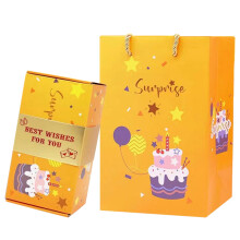 YOCBZ Coffret Cadeau Surprise Explosion d'Argent – Enveloppe Rouge Pliable et Rebondissante avec Confettis, Explosion d'Argent pour Maman,