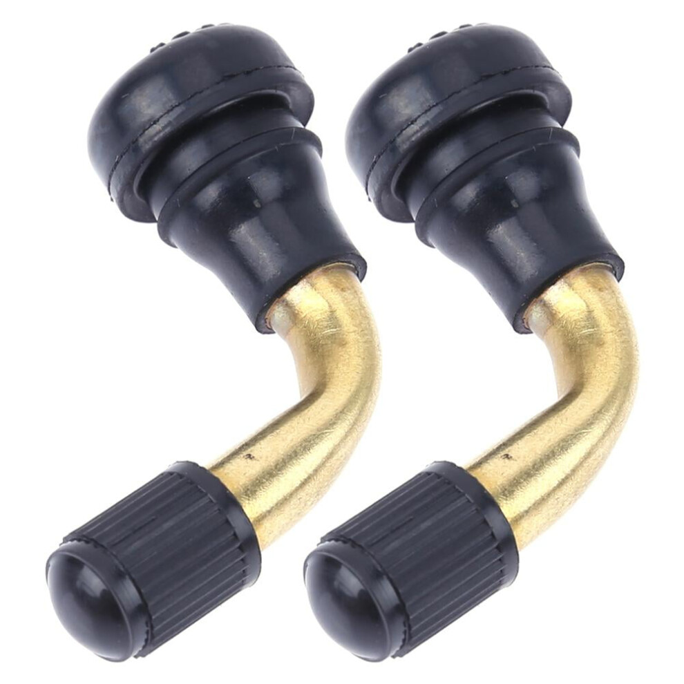 2Pcs Motorcycle Tubeless Tire Valve Stems For Scooter Dirt Bike (Pvr50) 9555307400349