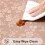 Round Vinyl Tablecloth – Waterproof, Washable, Tan, 60 3