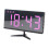 Digital Alarm Clock with LED Mirror Display, USB Charging & 1
