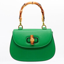 Uniek en luxueus! Bamboe tas, handtas, schoudertas, crossbodytas