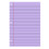 Lilla 3-hullers notesblok linjeret, 200 ark, 8x11 tommer 1