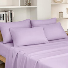 6-Piece Microfiber Bed Sheet Set – Full Size, Deep