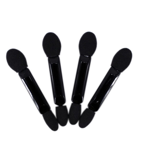 HEMOTON eyeshadow brush sponge applicator10pcs black