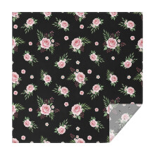 Nappe carrée à motif floral Pioneer Flower, imperméable, lavable et anti-taches, idéale pour la décoration de la maison, de la cuisine et des